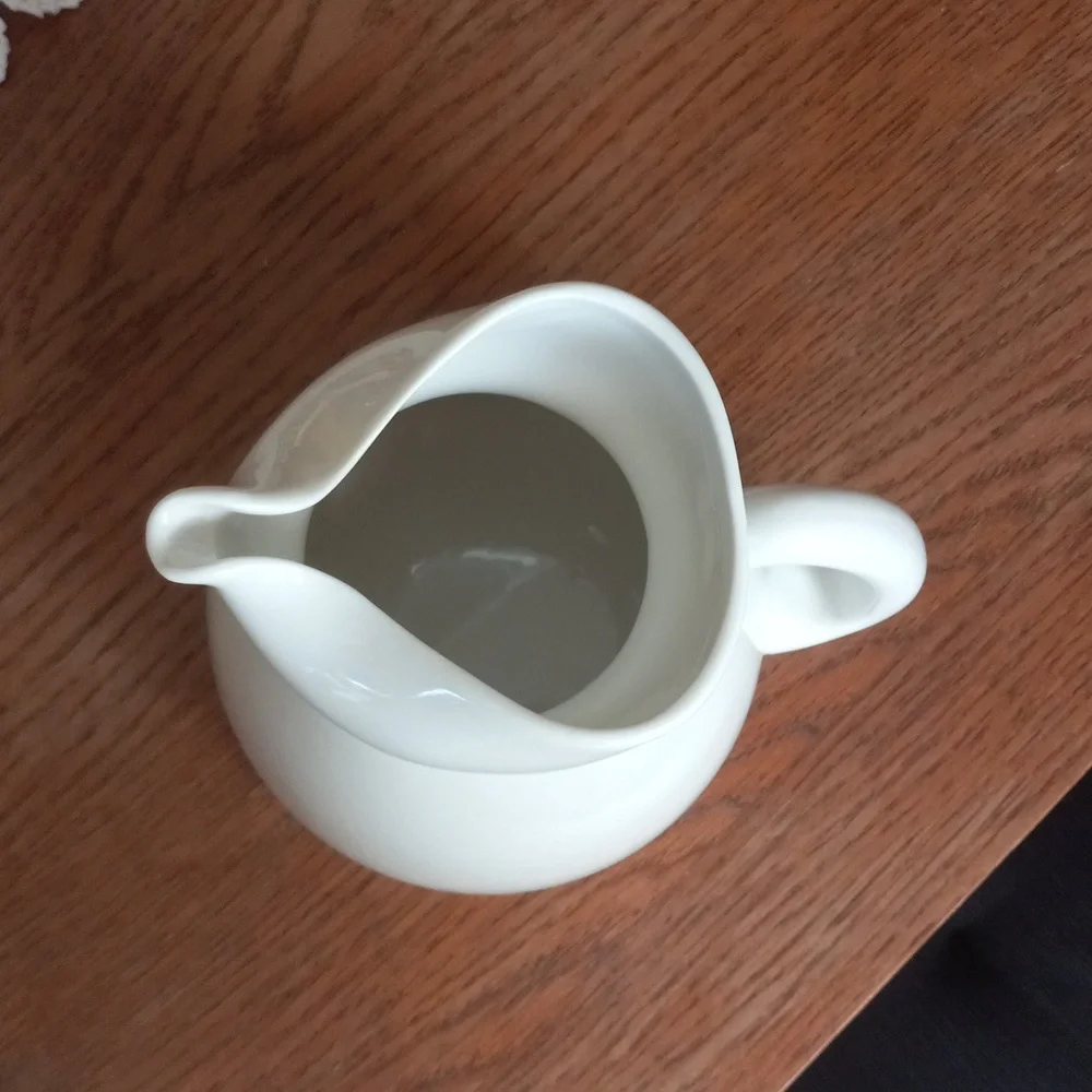 Crate&Barrel white pitcher